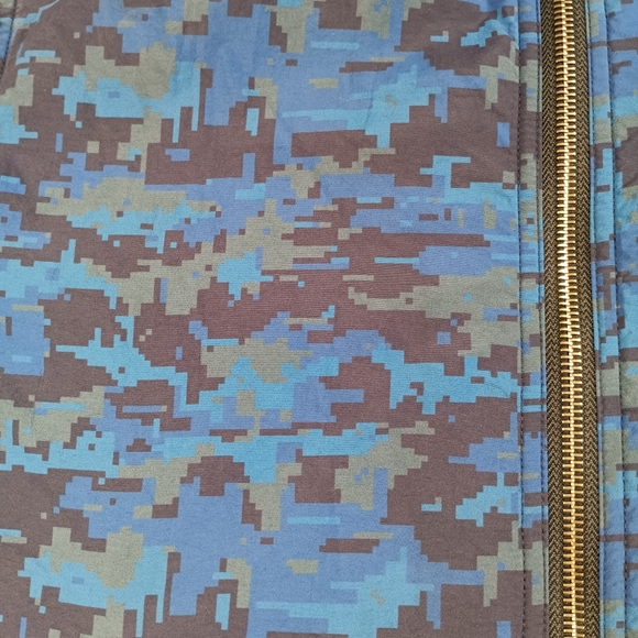 Paul Smith Bomber Jacket Blue Camo Mens Large - Picture 12 of 13